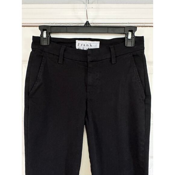 FRANK & EILEEN WICKLOW ITALIAN PERFORMANCE TWILL PANTS BLACK - Picture 5 of 8